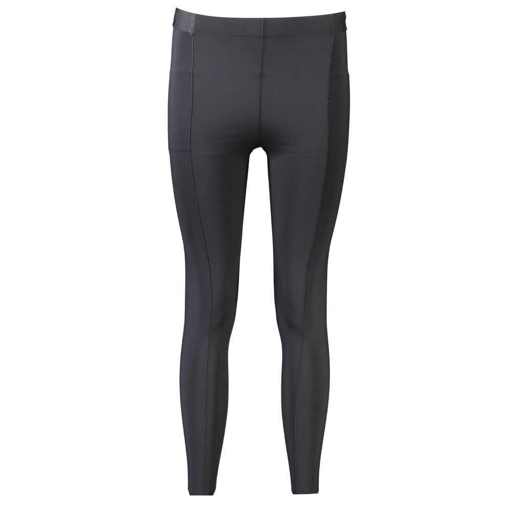 Leggings femme en polyester noir