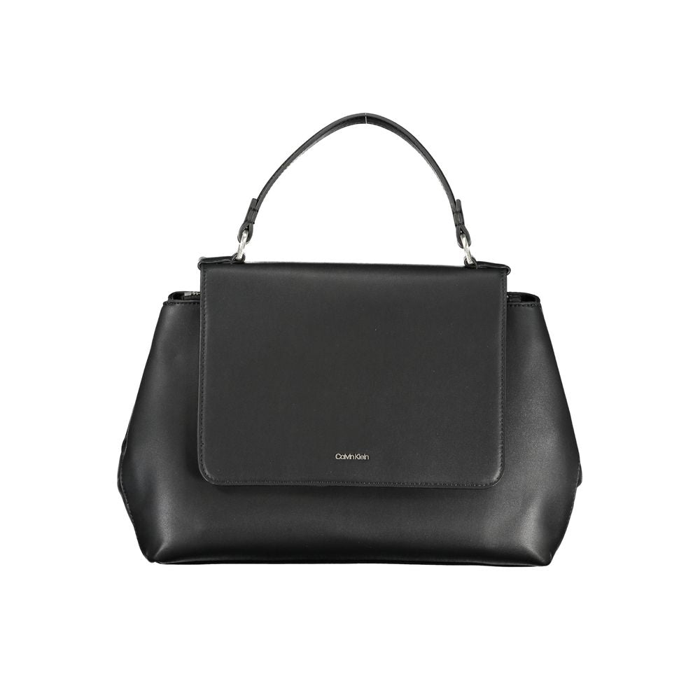 Sac à main en polyester noir