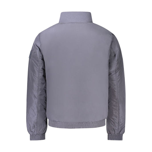 Chaqueta de poliamida azul para hombre