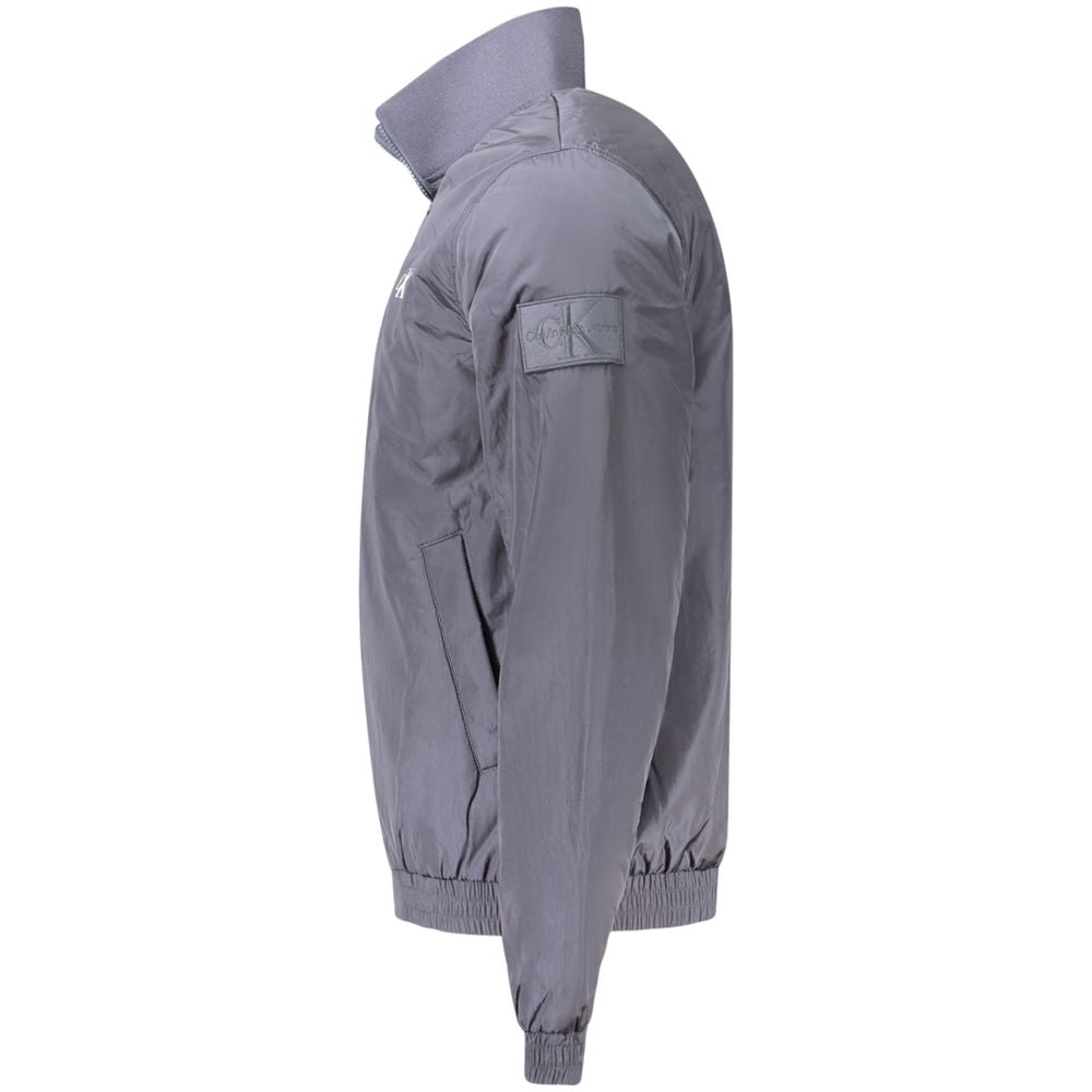 Chaqueta de poliamida azul para hombre