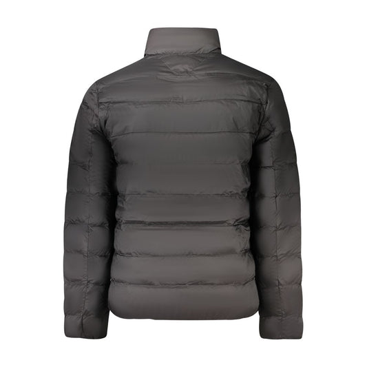 Chaqueta de poliamida negra para hombre