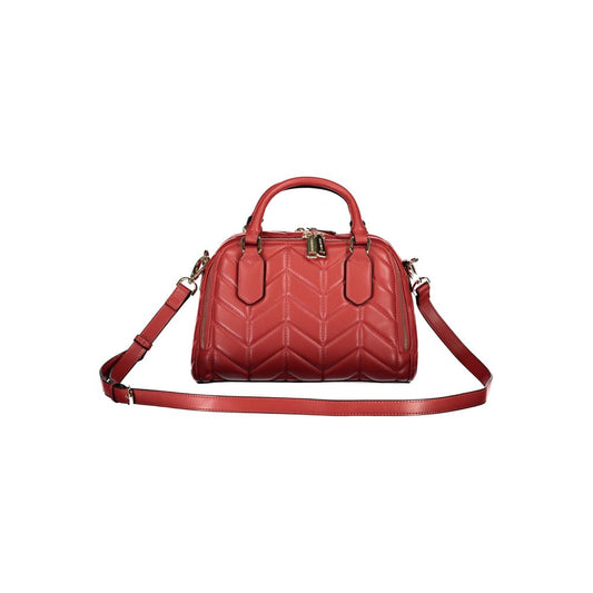 Red Polyethylene Women Handbag