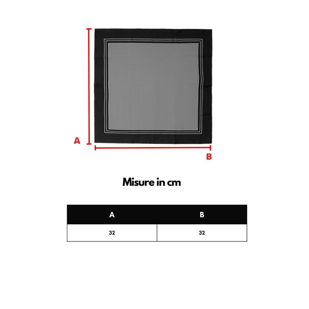 Pochette en soie noire