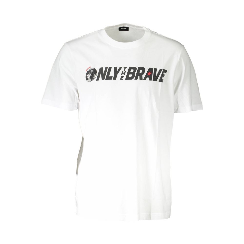 T-shirt homme en coton blanc
