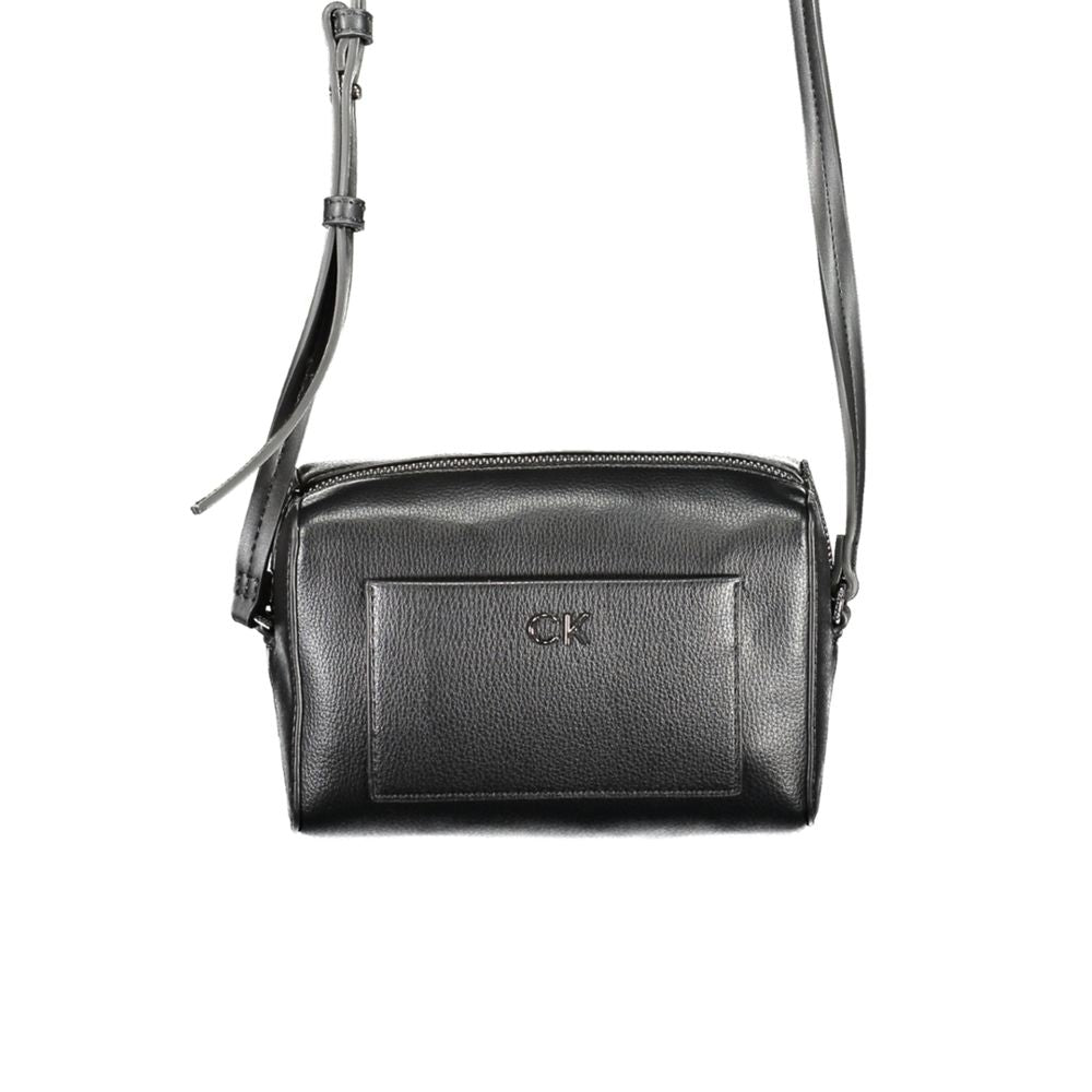 Sac à main en polyester noir