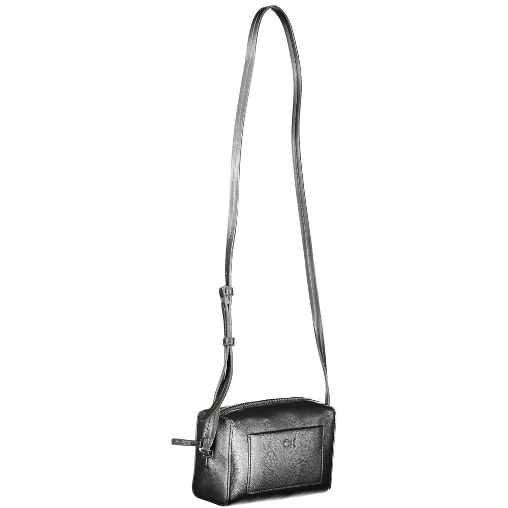 Sac à main en polyester noir