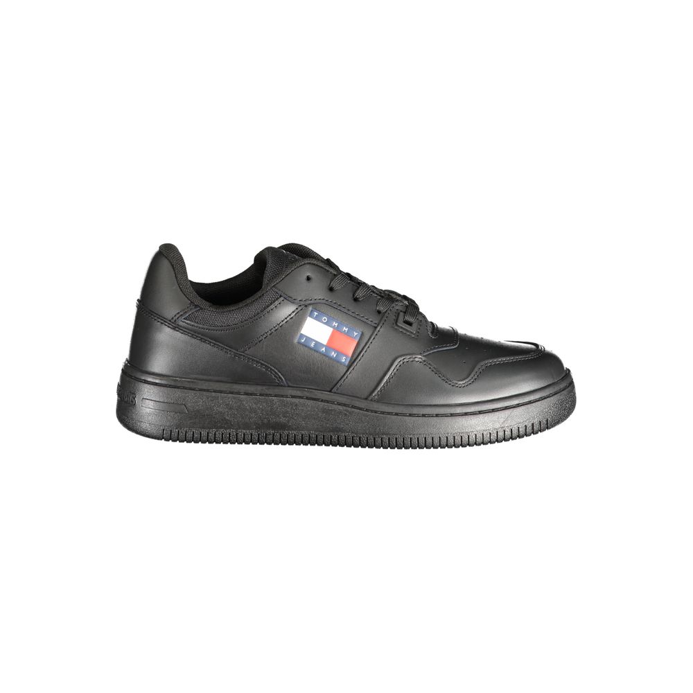 Zapatillas deportivas negras de poliéster
