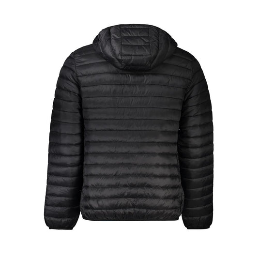 Chaqueta de poliamida negra para hombre