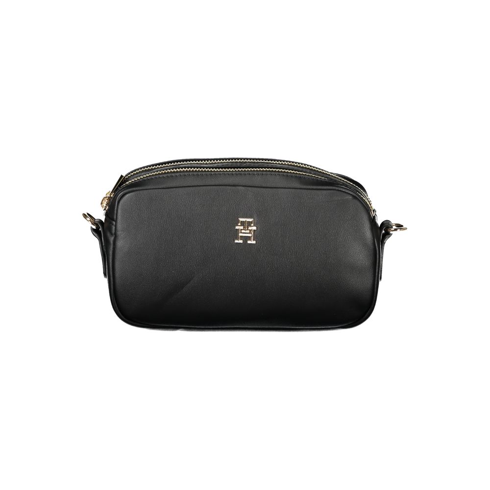 Sac à main femme en polyester noir