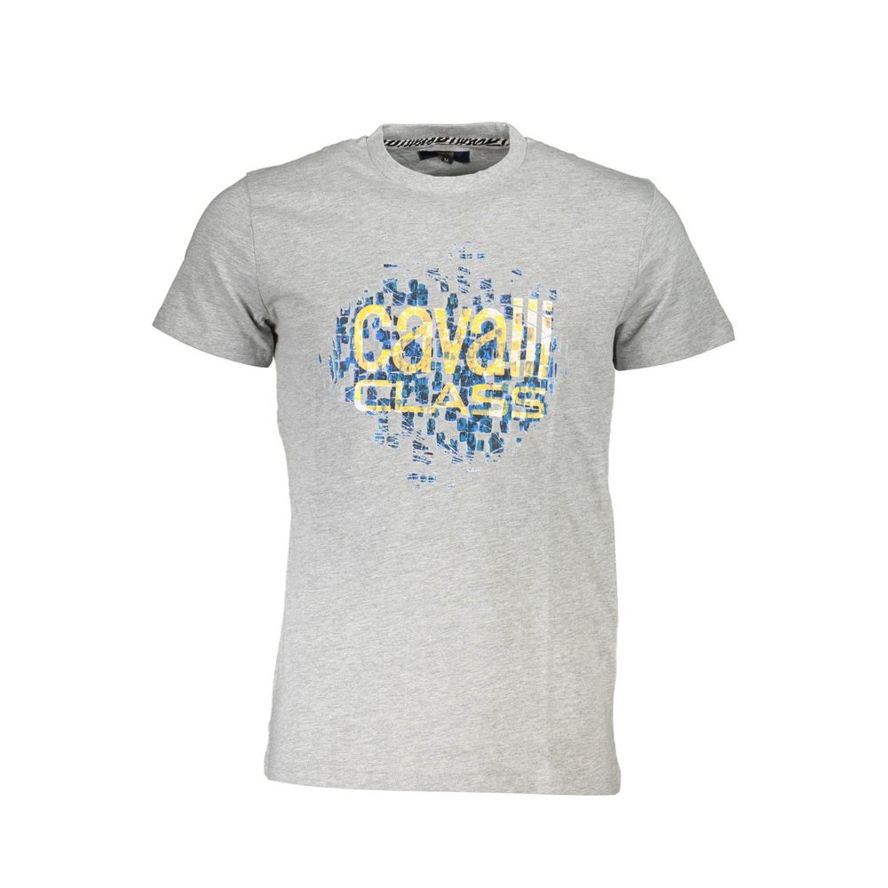Camiseta de algodón marrón para hombre