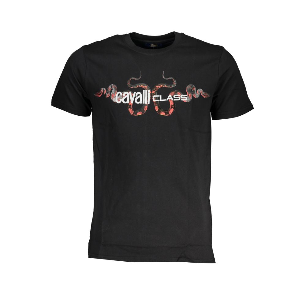 Camiseta de algodón negra