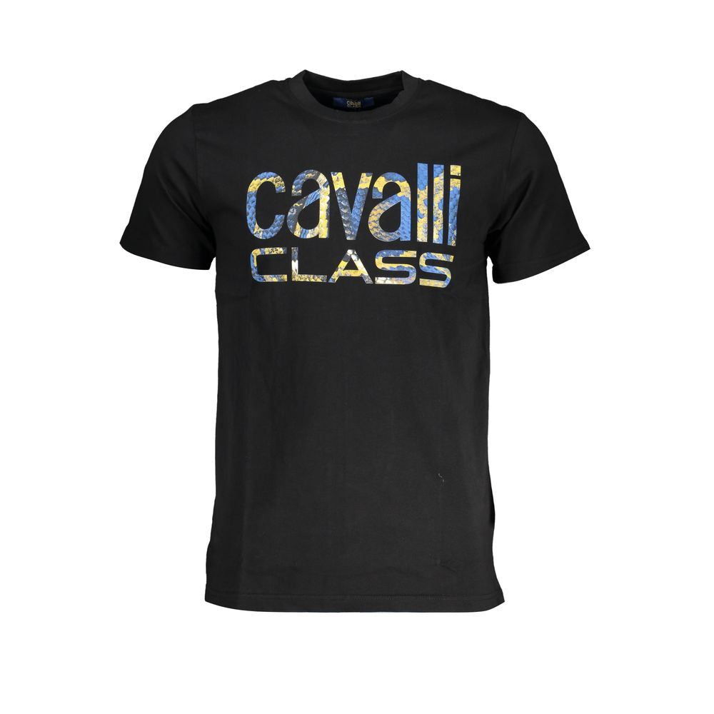 Camiseta de algodón negra