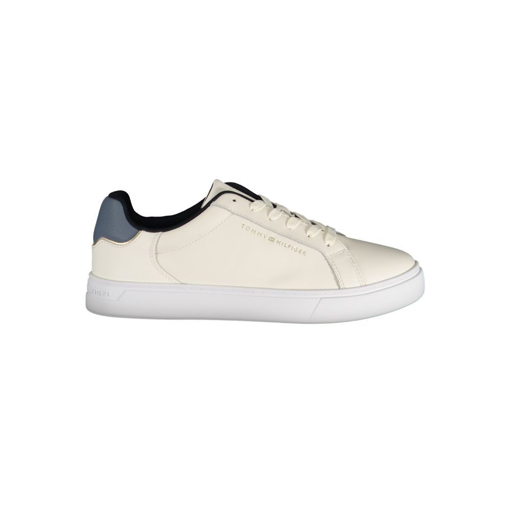 Zapatillas de piel beige para mujer