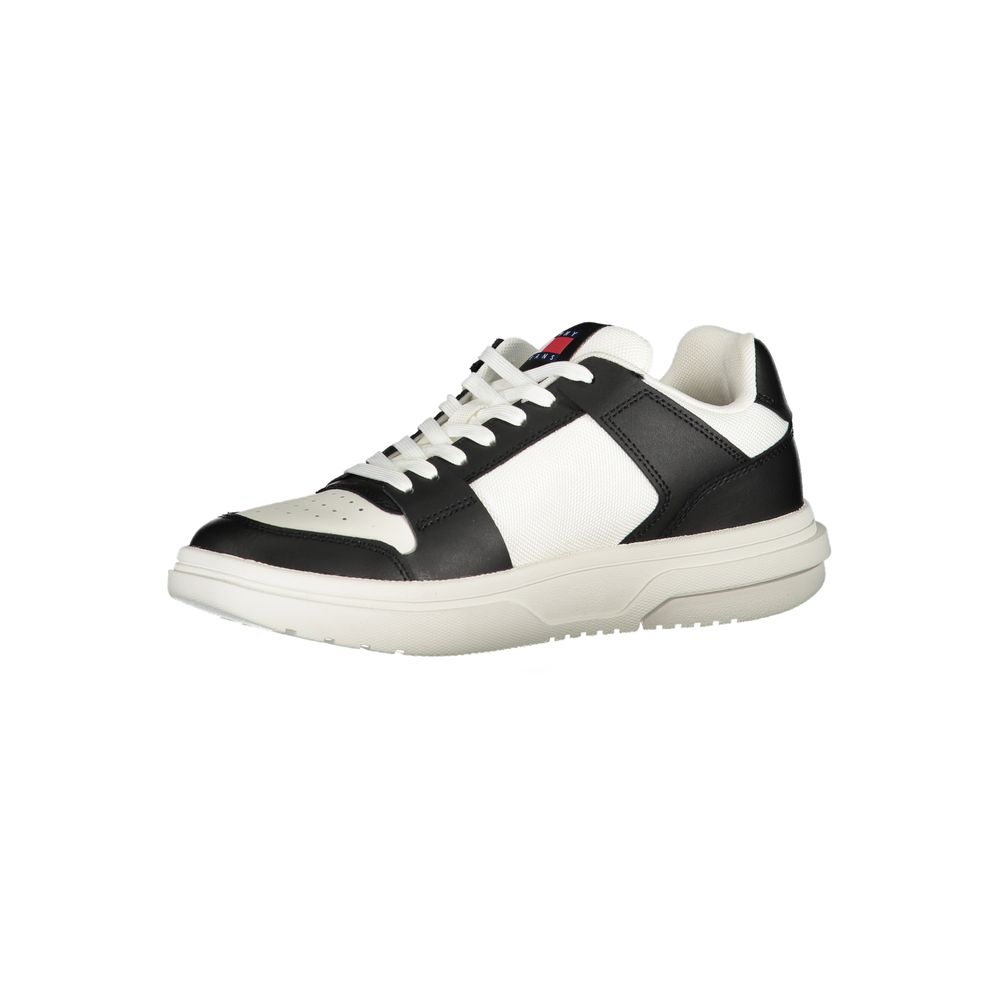 Zapatillas deportivas de piel negra para mujer