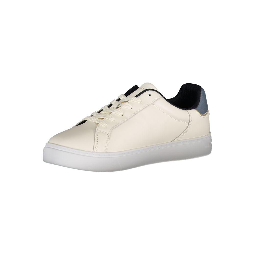 Zapatillas de piel beige para mujer