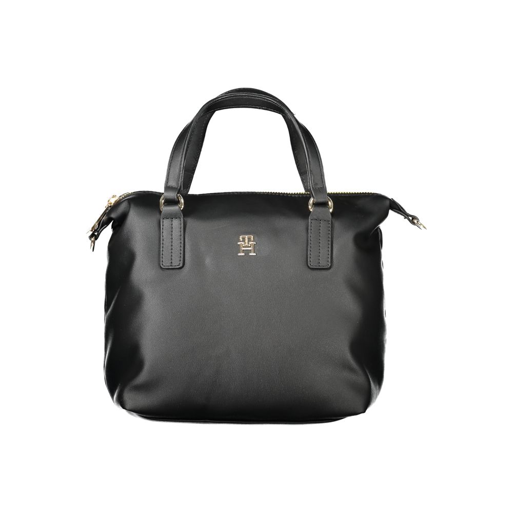 Sac à main femme en polyester noir