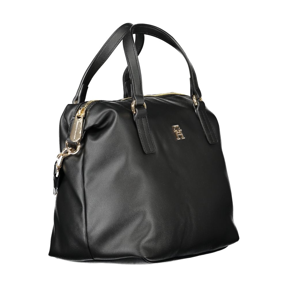 Sac à main femme en polyester noir