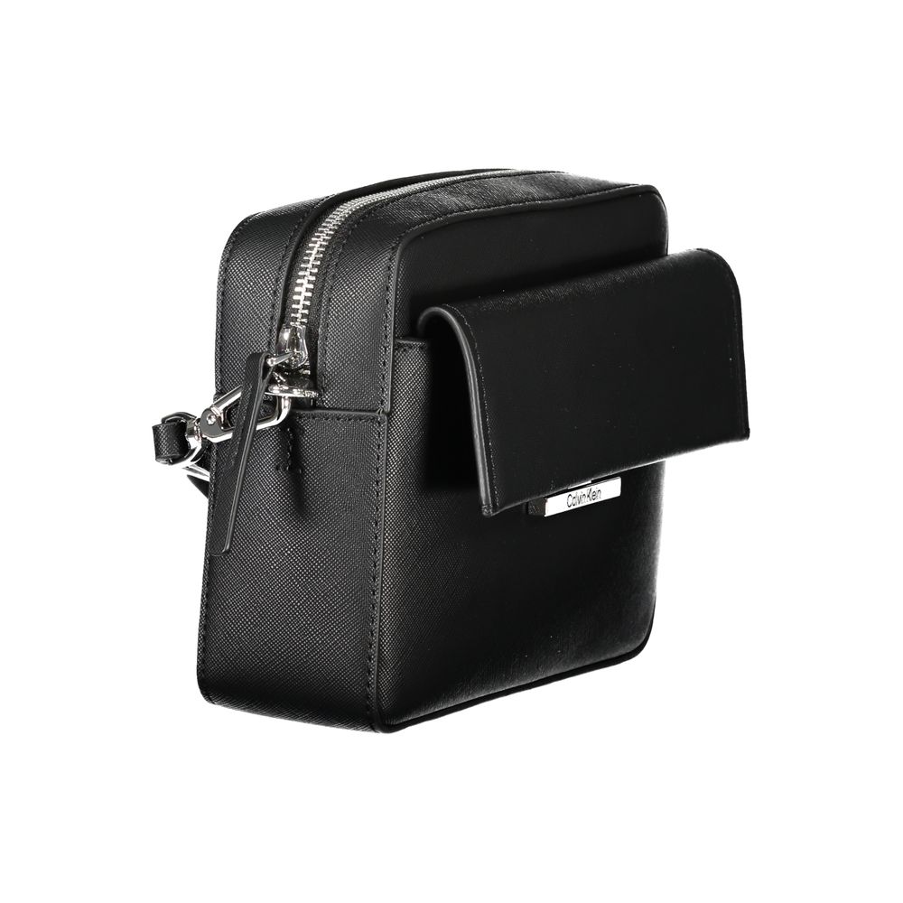 Sac à main noir en polyéthylène pour femme