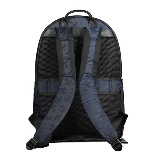 Mochila de poliéster azul para hombre