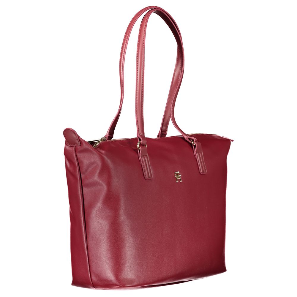 Sac à main femme en polyester rose