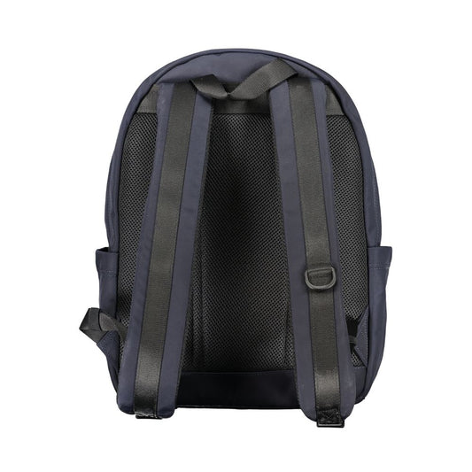 Mochila de poliéster azul