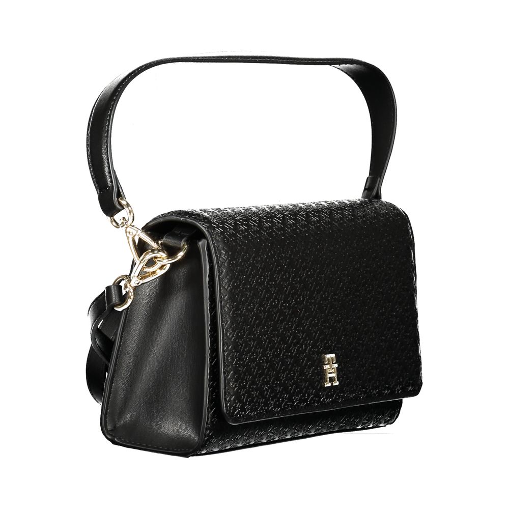 Sac à main noir en polyéthylène pour femme