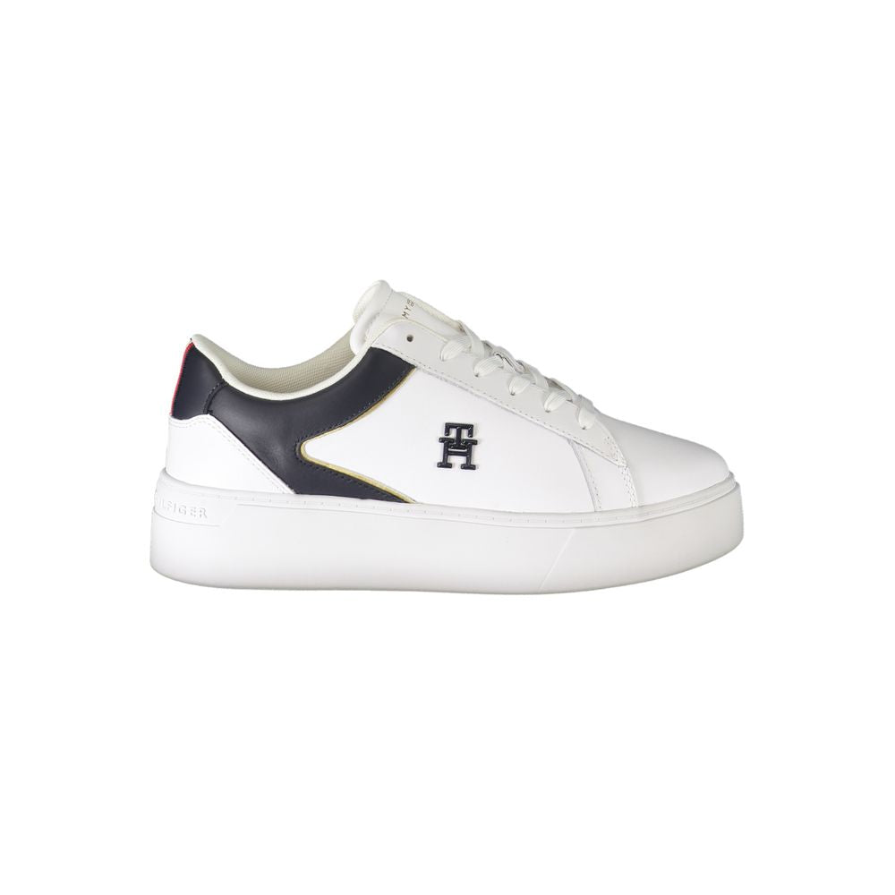 Zapatilla deportiva de poliéster blanca