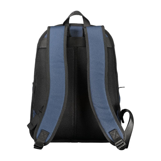 Mochila de poliéster azul