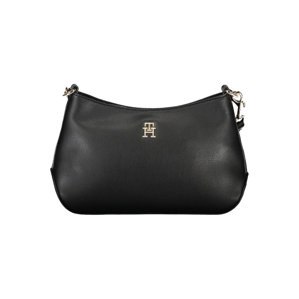 Sac à main en polyester noir