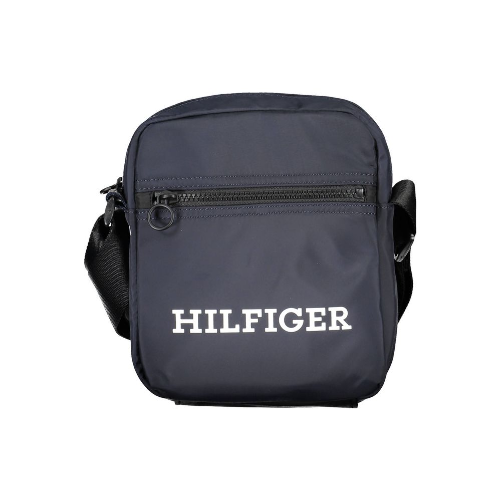 Bolso de hombro de poliéster azul para hombre
