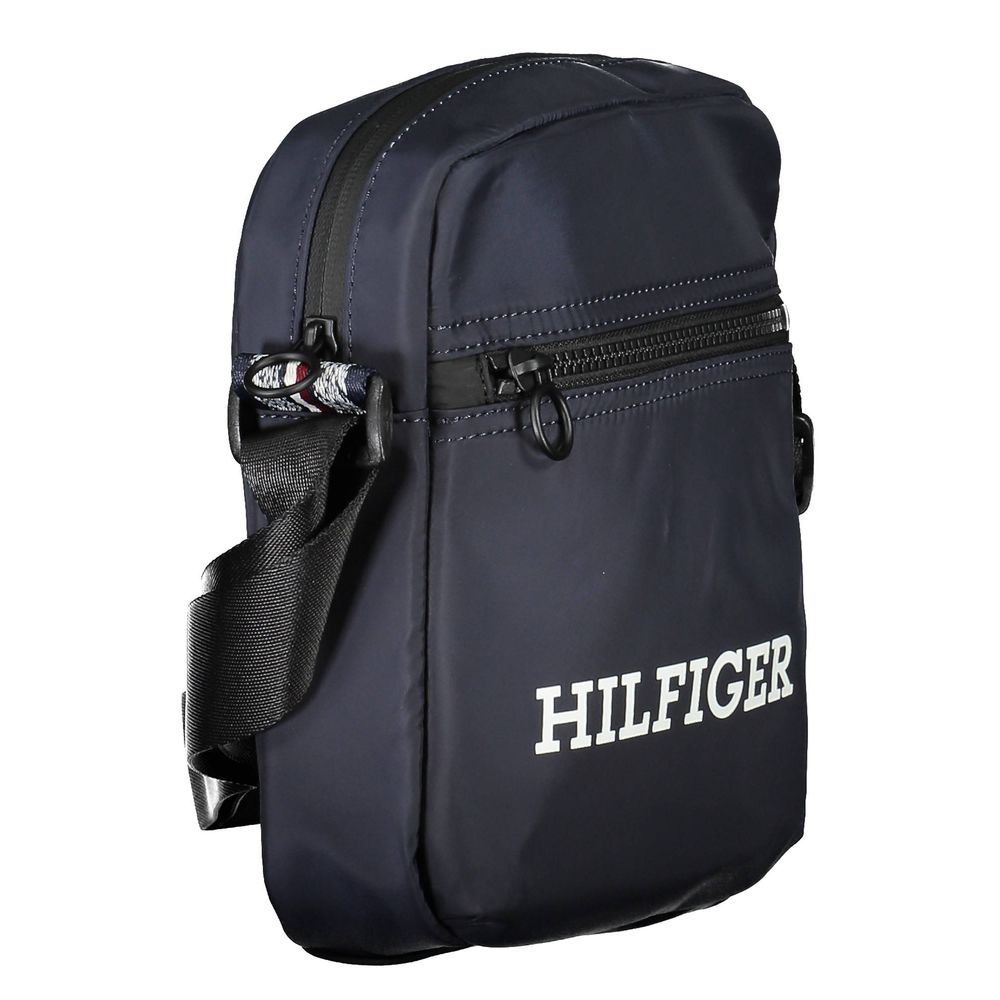 Bolso de hombro de poliéster azul para hombre