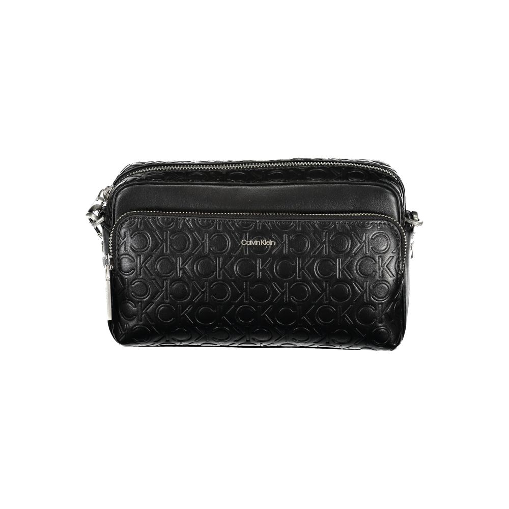 Sac à main en polyester noir