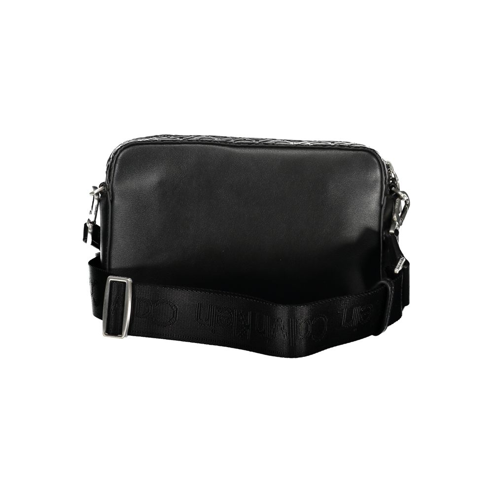 Sac à main en polyester noir