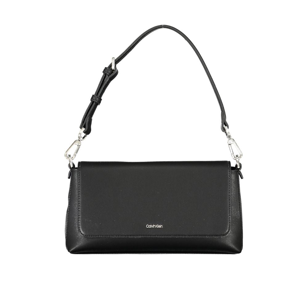 Sac à main en polyester noir