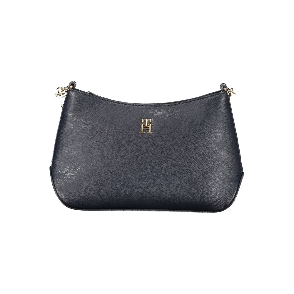 Sac à main en polyester bleu