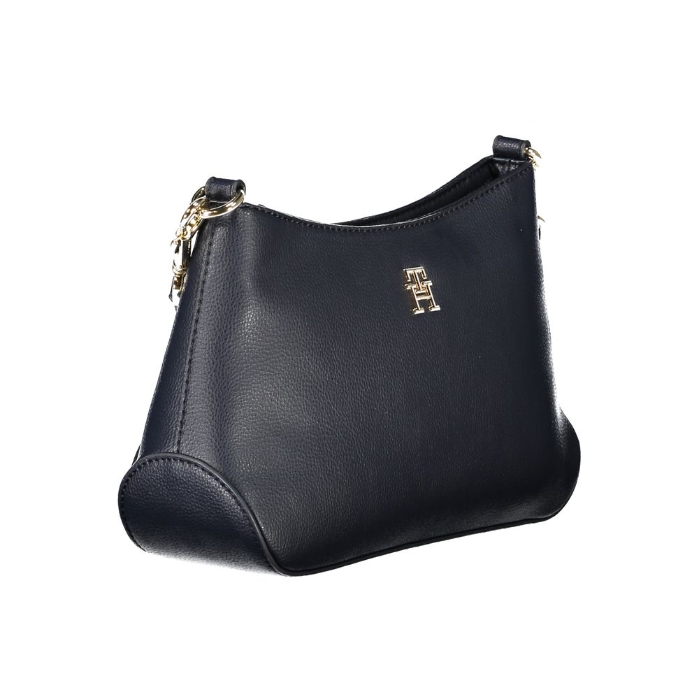 Sac à main en polyester bleu