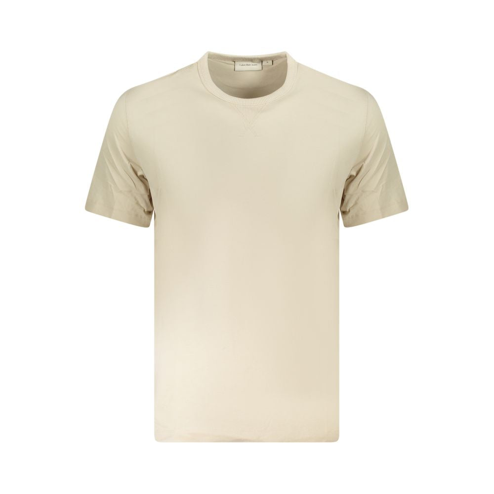 T-shirt homme en coton beige