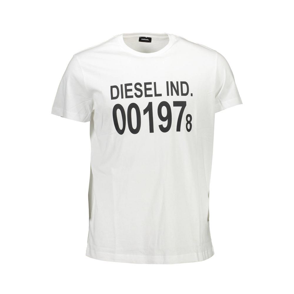 T-shirt homme en coton blanc