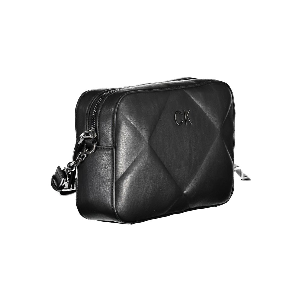 Sac à main en polyester noir