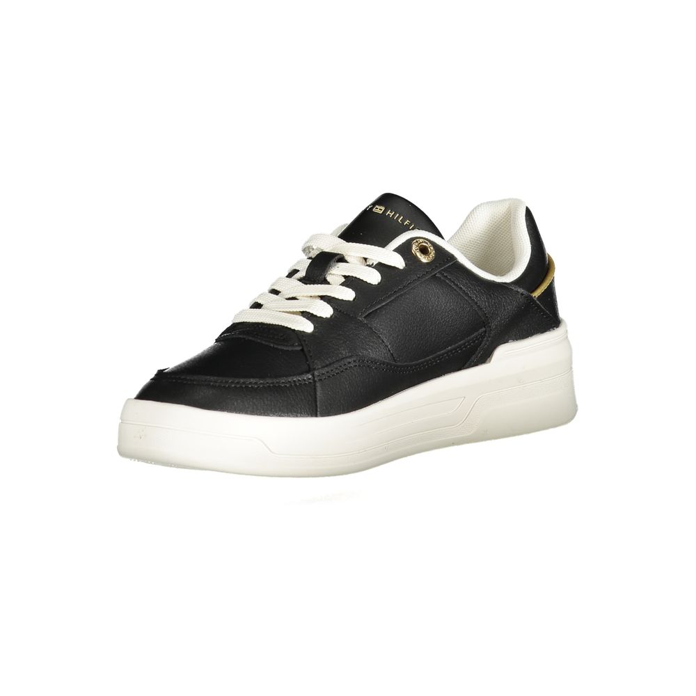 Zapatillas deportivas negras de polietileno para mujer