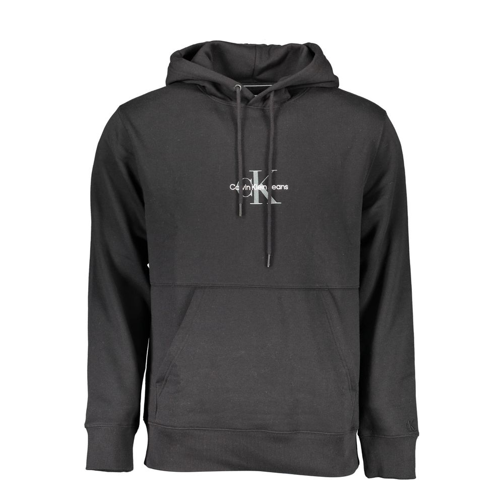Pull homme en coton noir