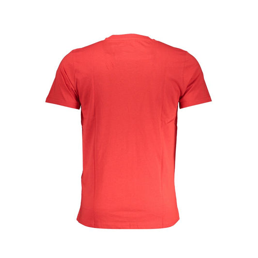 Camiseta roja de algodón