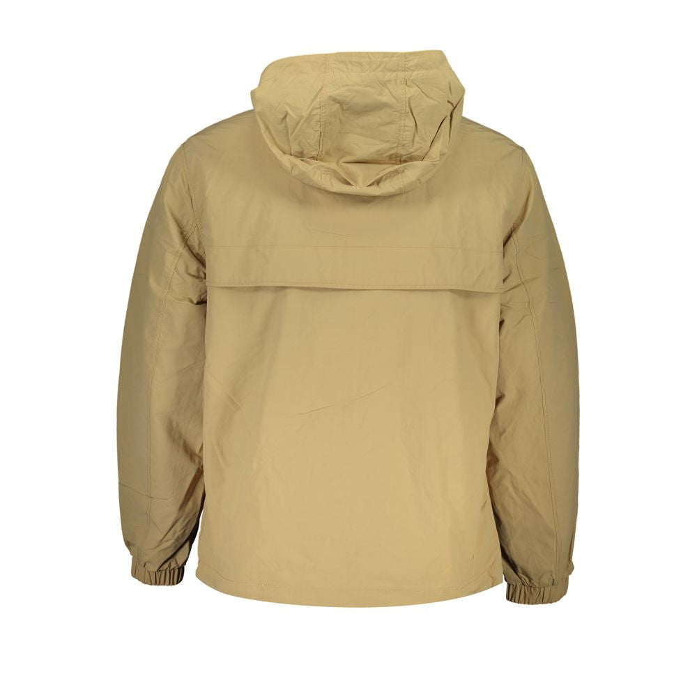 Chaqueta de poliamida beige