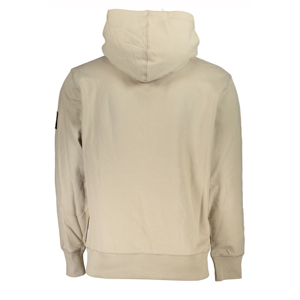 Pull en coton beige