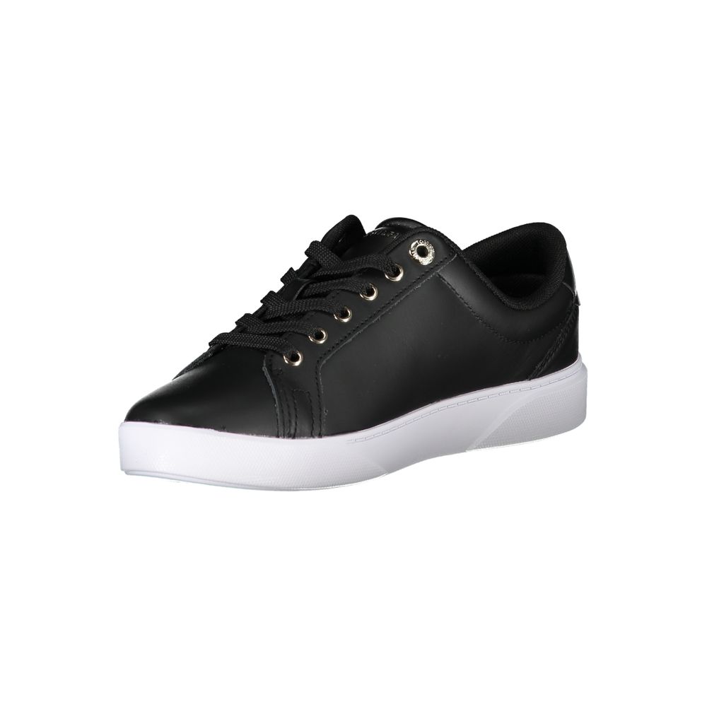 Zapatillas deportivas de piel negra para mujer