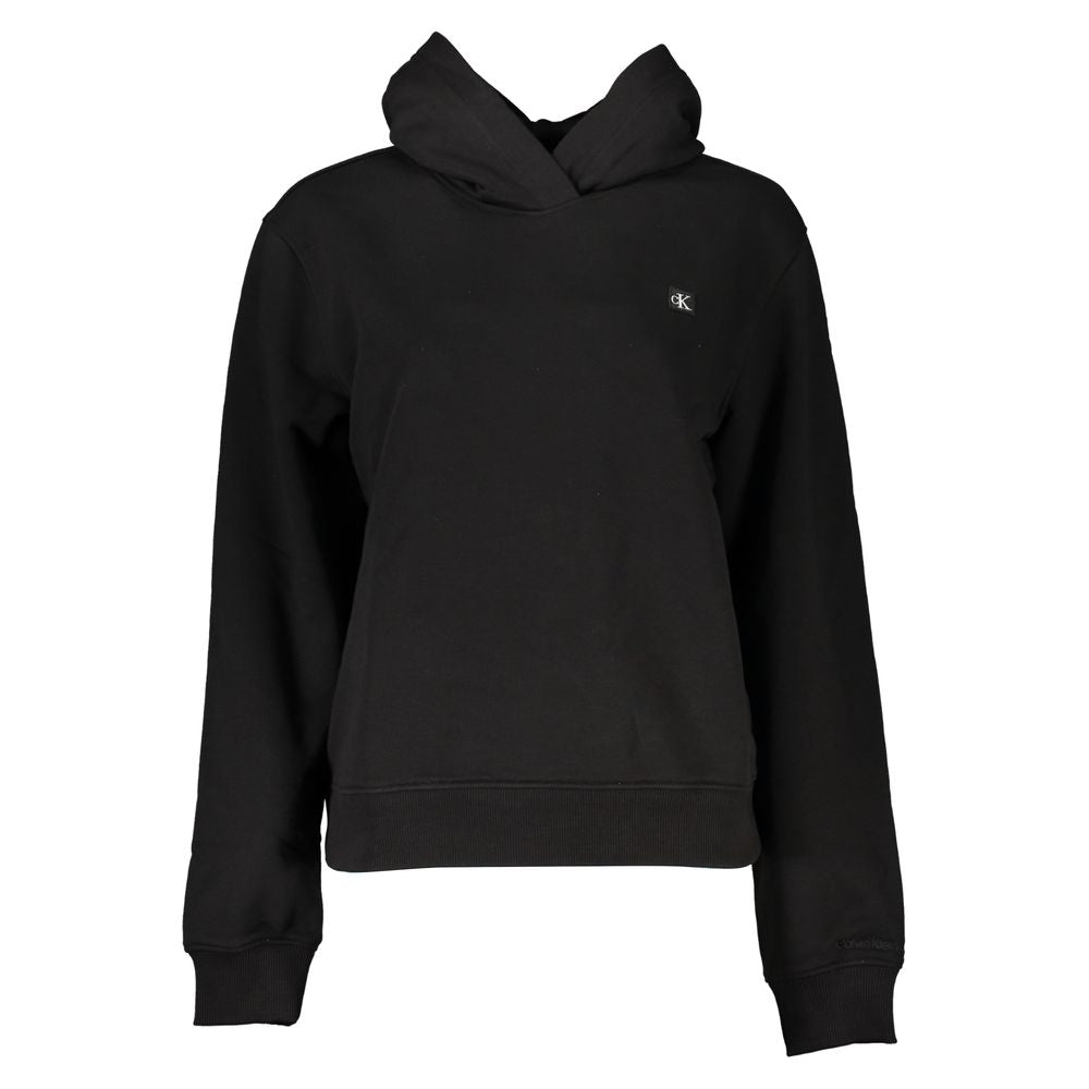 Elegante sudadera con capucha en negro atemporal