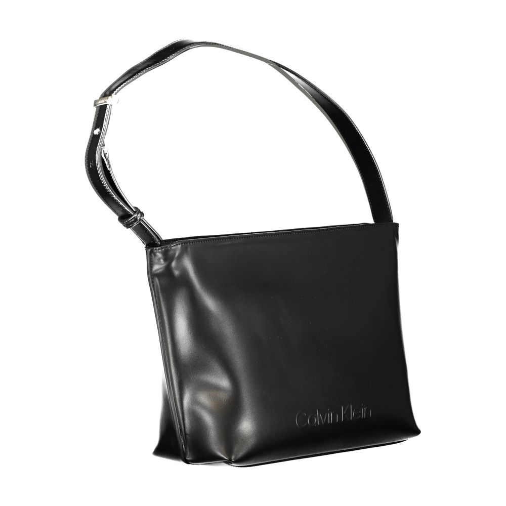 Sac à main femme en polyester noir