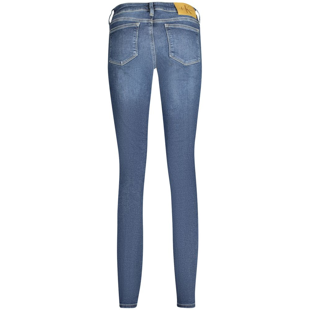 Vaqueros y pantalones de algodón azul