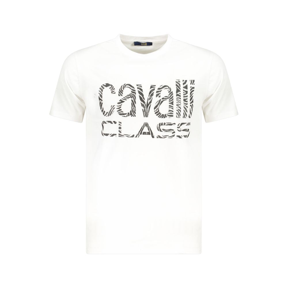Camiseta blanca de algodón para hombre