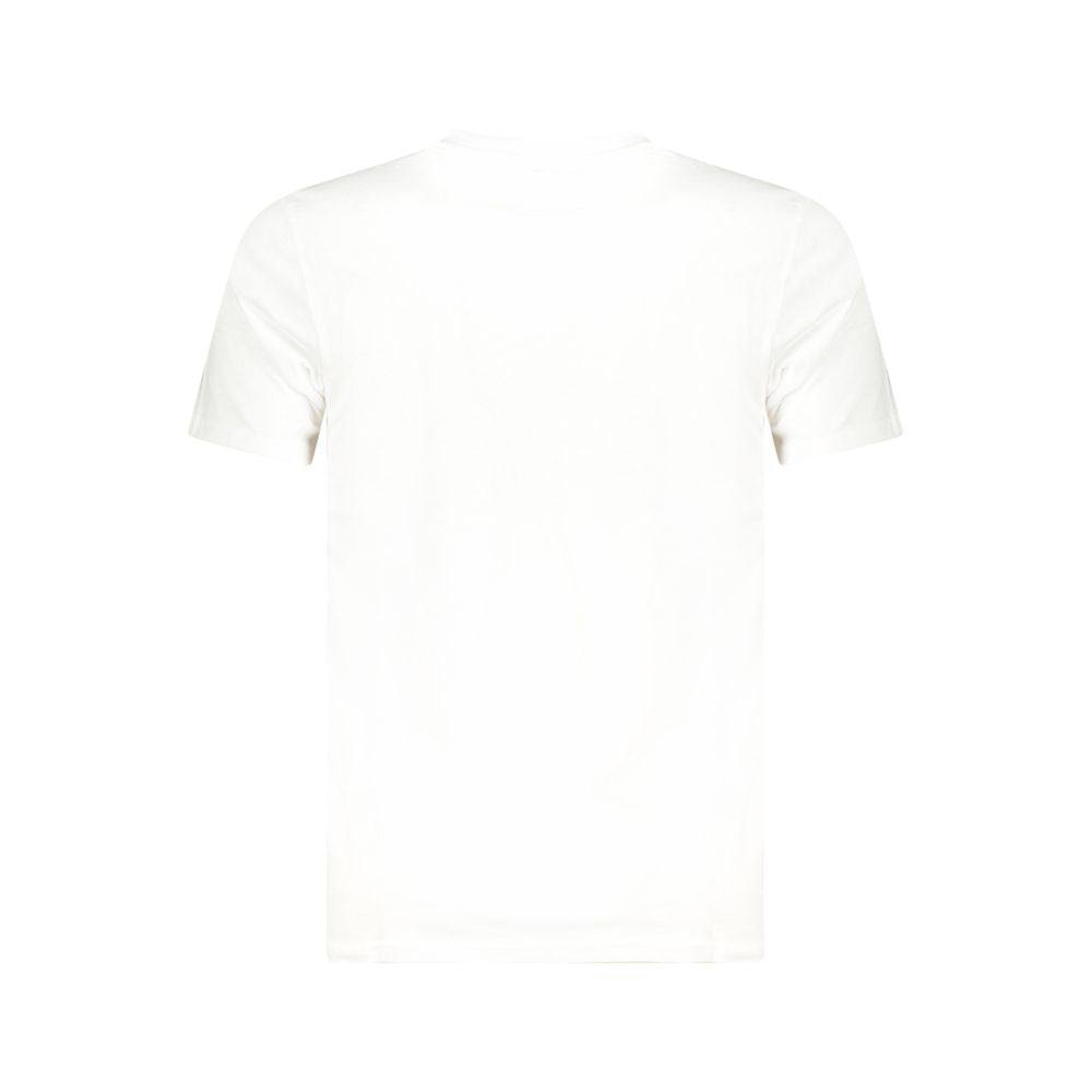 Camiseta blanca de algodón para hombre
